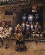 Edwin Lord Weeks The Vase Seller china oil painting artist